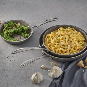 SET OF 3 HENCKELS CAPRI GRANITIUM FRYING PANS